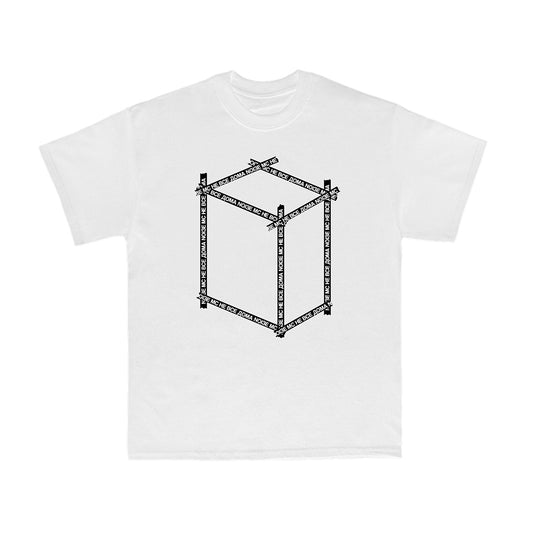 "Not All There" white t-shirt